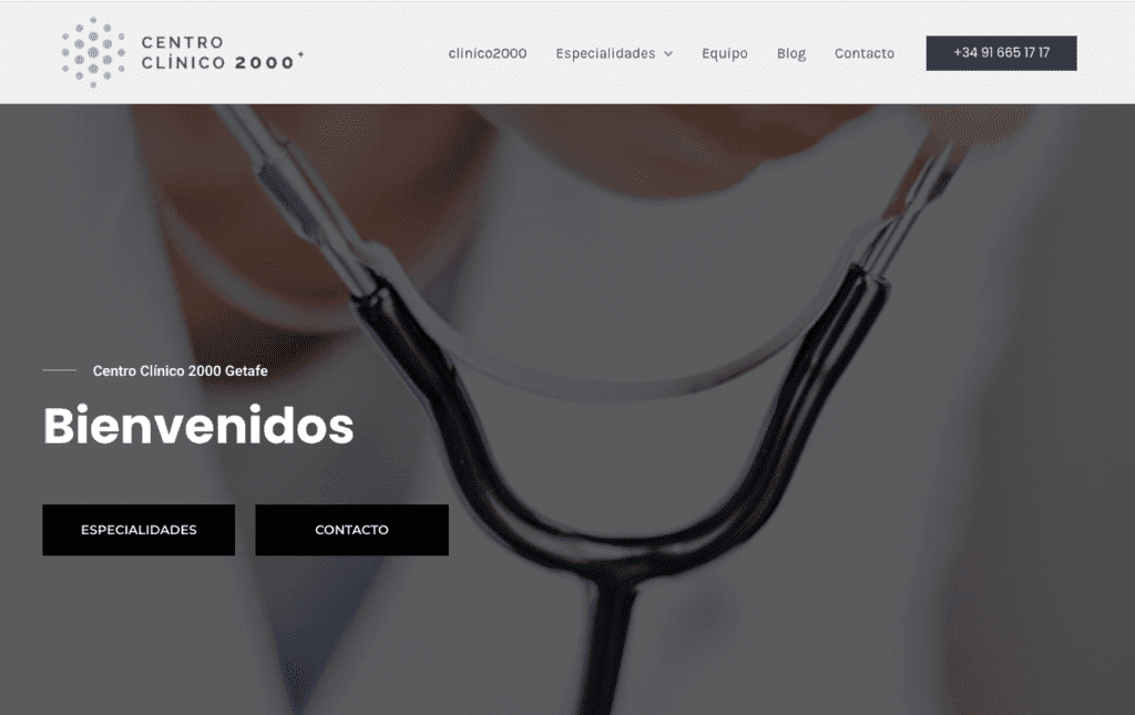 Estrenamos Nueva Web y Nueva Etapa en Centro Clínico 2000. Centro de salud en Getafe